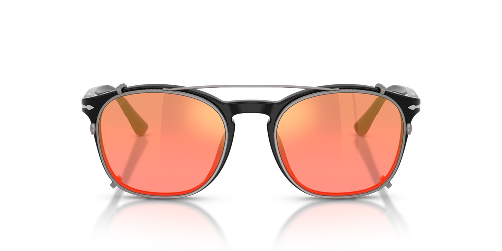 Persol PO3007CX Clip con Montatura Gunmetal e Lenti Oro - Immagine 3