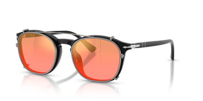 Persol PO3007CX Clip con Montatura Gunmetal e Lenti Oro - Immagine 2