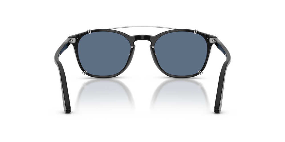 Persol PO3007C Clip mit Matt Silber Gestell und Blau Gläsern - Bild 6