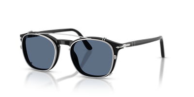 Persol PO3007C Clip mit Matt Silber Gestell und Blau Gläsern - Bild 2