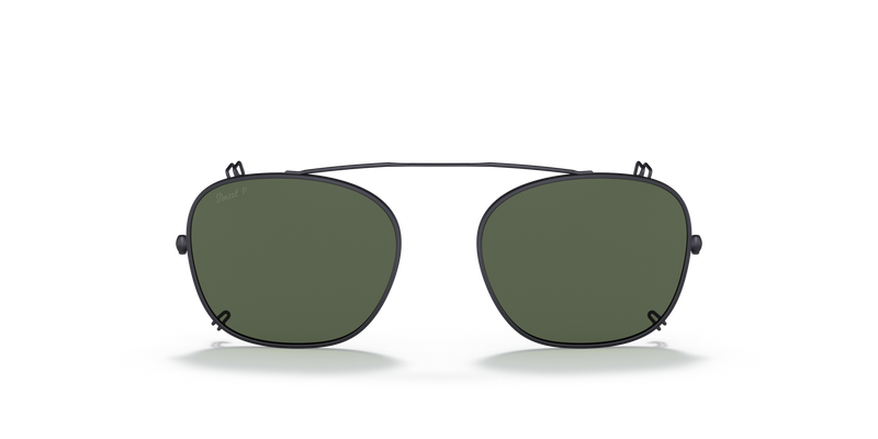 Visit PO3007C Clip with Gunmetal Frame and Green Lenses