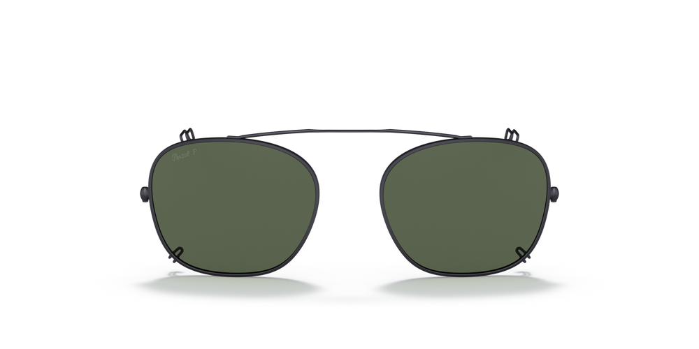 Persol PO3007C Clip with Gunmetal Frame and Green Lenses - Image 1