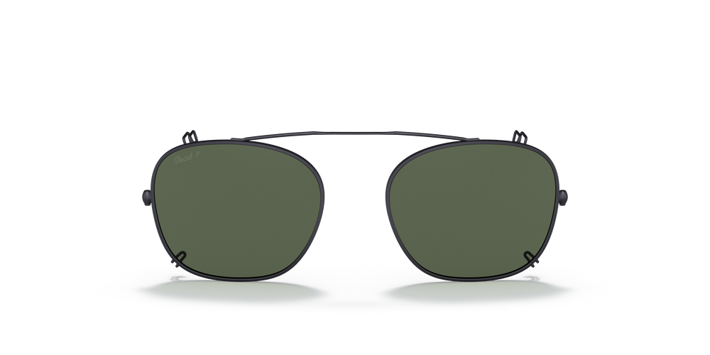 Persol PO3007C Clip with Gunmetal Frame and Green Lenses | Persol® US