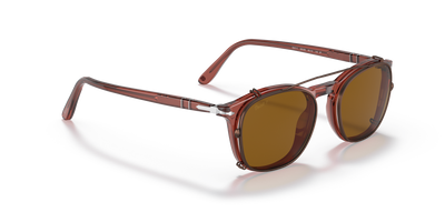 Persol PO3007C Clip with Brown Frame and Brown Lenses - Image 4