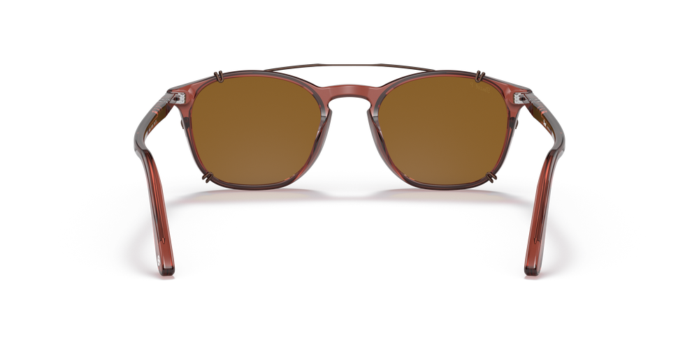 Persol PO3007C Clip with Brown Frame and Brown Lenses | Persol® CH