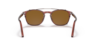 Persol PO3007C Clip with Brown Frame and Brown Lenses - Image 6