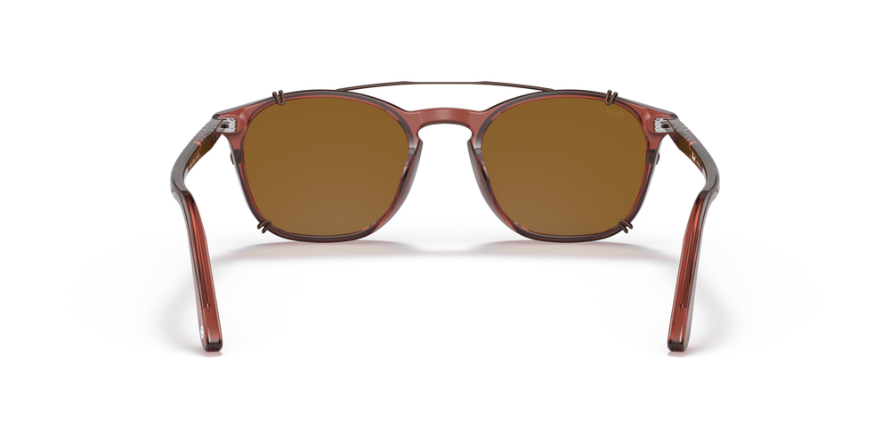 Persol PO3007C Clip con Montatura Marrone e Lenti Marrone - Immagine 6