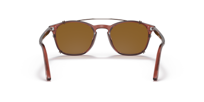 Persol PO3007C Clip con Montatura Marrone e Lenti Marrone - Immagine 6