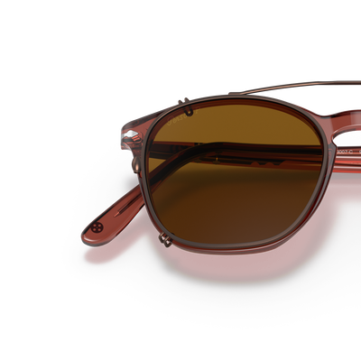 Persol PO3007C Clip with Brown Frame and Brown Lenses – Variant Image