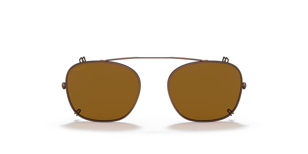 Persol PO3007C Clip con Montatura Marrone e Lenti Marrone - Immagine 1