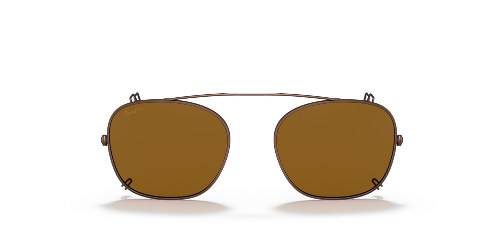 Persol PO3007C Clip with Brown Frame and Brown Lenses - Image 1