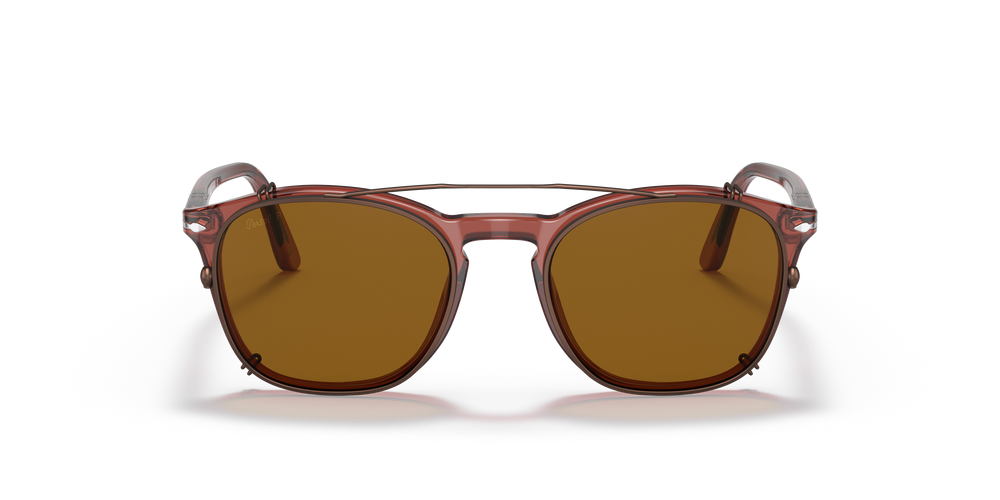 Persol PO3007C Clip with Brown Frame and Brown Lenses - Image 3