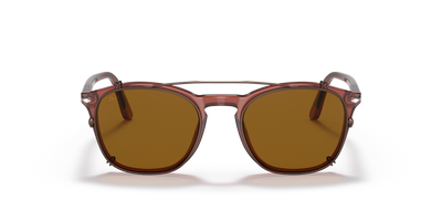 Persol PO3007C Clip with Brown Frame and Brown Lenses - Image 3
