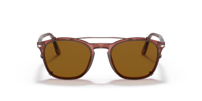 Persol PO3007C Clip with Brown Frame and Brown Lenses - Image 3