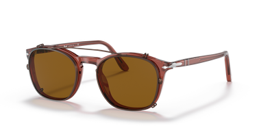 Persol PO3007C Clip con Montatura Marrone e Lenti Marrone - Immagine 2