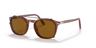Persol PO3007C Clip with Brown Frame and Brown Lenses - Image 2
