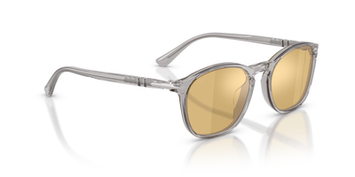 Persol PO3007SX with Transparent Grey Frame and Orange Lenses - Image 3