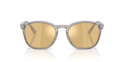 Persol PO3007SX with Transparent Grey Frame and Orange Lenses - Image 2