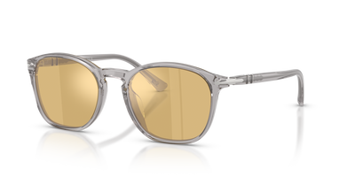 Persol PO3007SX with Transparent Grey Frame and Orange Lenses - Image 1