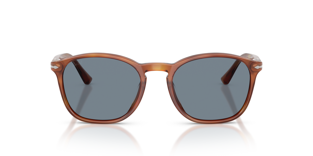 Persol PO3007SX with Terra Di Siena Frame and Blue Lenses - Image 2