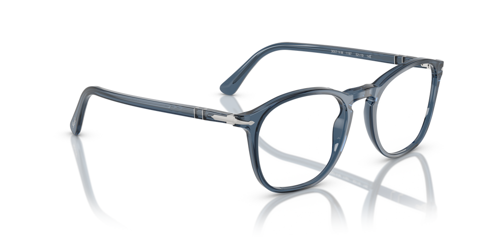 Persol PO3007VM con Montatura Blu denim trasparente - Immagine 3