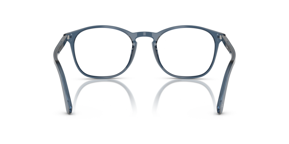 Persol PO3007VM with Transparent Denim Blue Frame - Image 5