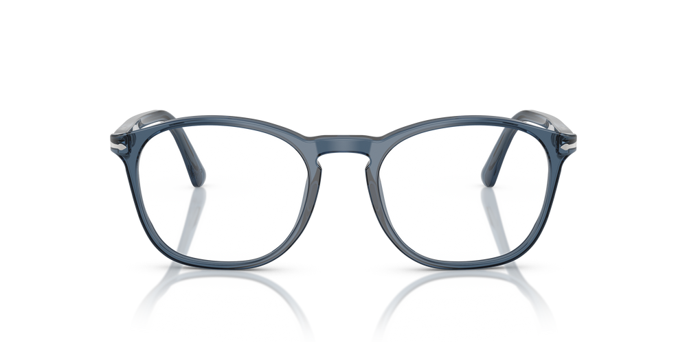 Persol PO3007VM with Transparent Denim Blue Frame - Image 2