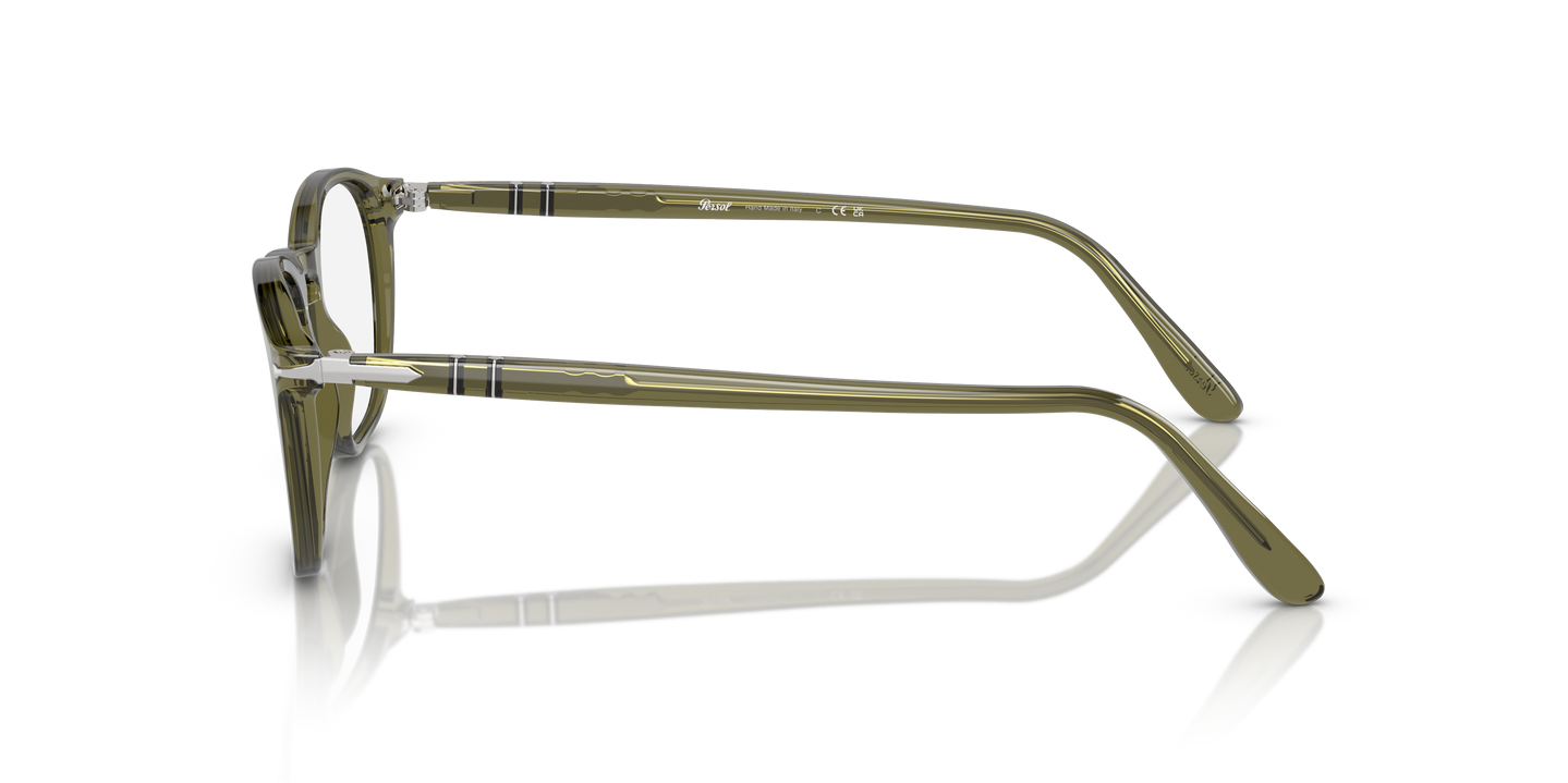 Persol PO3007V with Olive Transparent Frame - Image 1