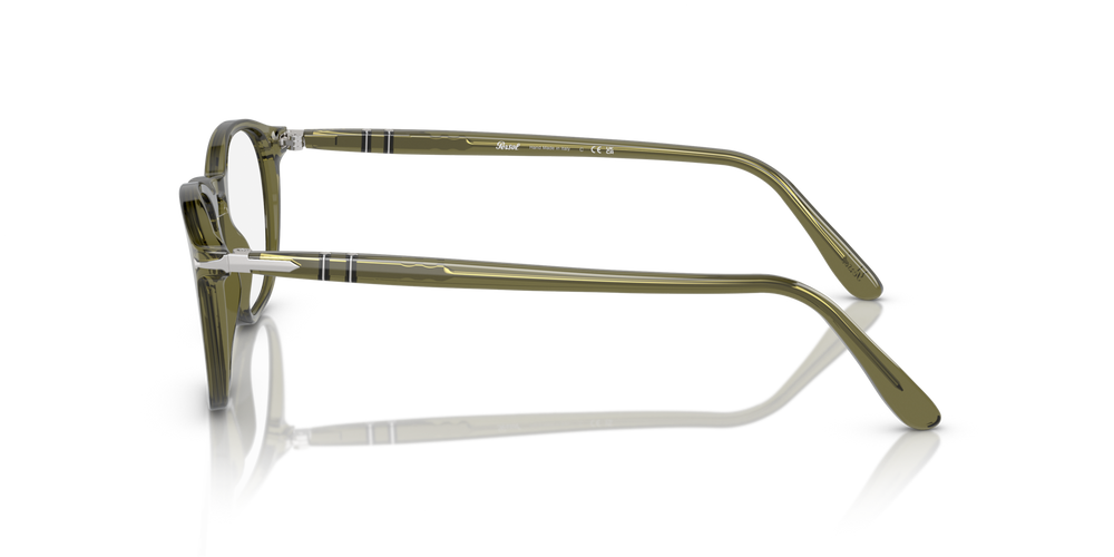 Persol PO3007V with Olive Transparent Frame - Image 4