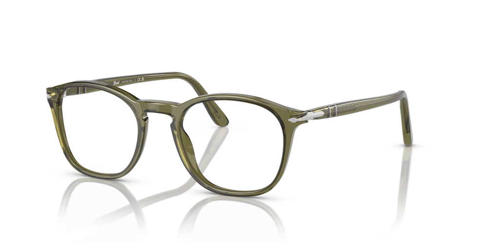Persol PO3007V with Olive Transparent Frame - Image 1