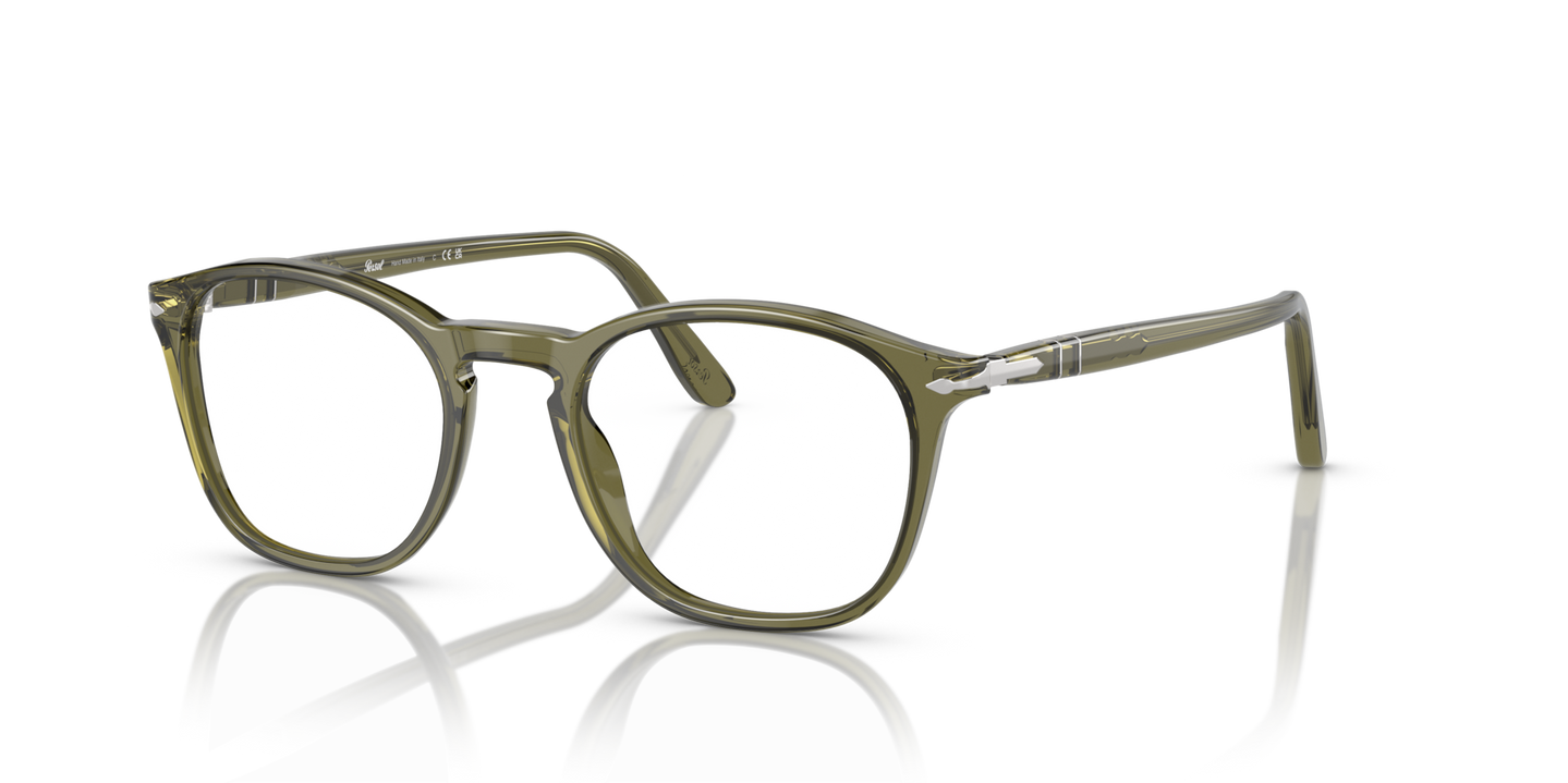 Persol PO3007V with Olive Transparent Frame - Image 1