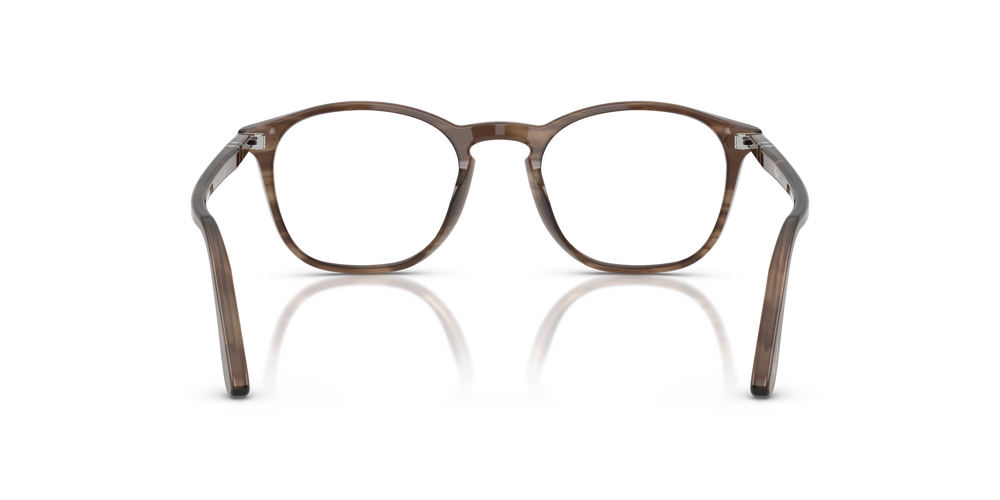 Persol PO3007V avec Monture Rayé Marron - Image 5