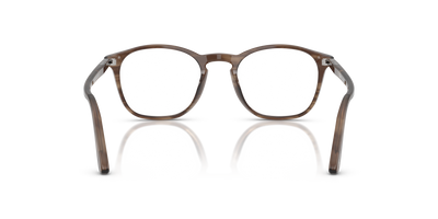 Persol PO3007V avec Monture Rayé Marron - Image 5