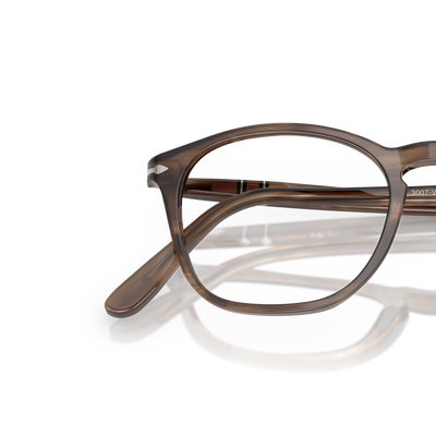Persol PO3007V with Striped Brown Frame – Variant Image