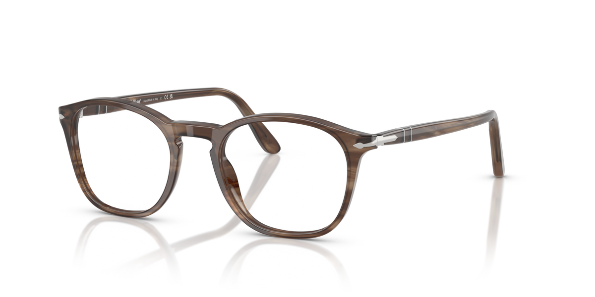 Persol PO3007C Clip with Gunmetal Frame and Green Lenses | Persol® US