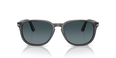 Persol PO3019S avec Monture Transparent Gris et Verres Bleu - Image 2