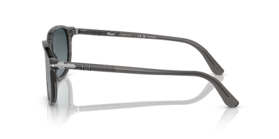 Persol PO3019S avec Monture Transparent Gris et Verres Bleu - Image 4