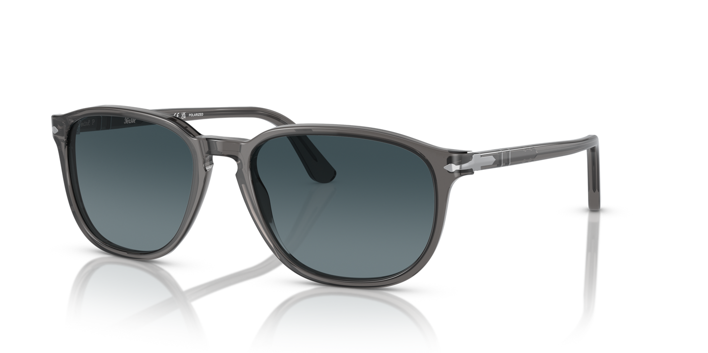 Persol PO3019S con Montatura Grigio Trasparente e Lenti Blu - Immagine 1