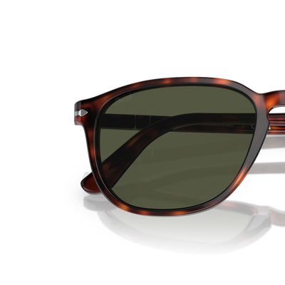 Persol PO3019S with Havana Frame and Green Lenses – Variant Image