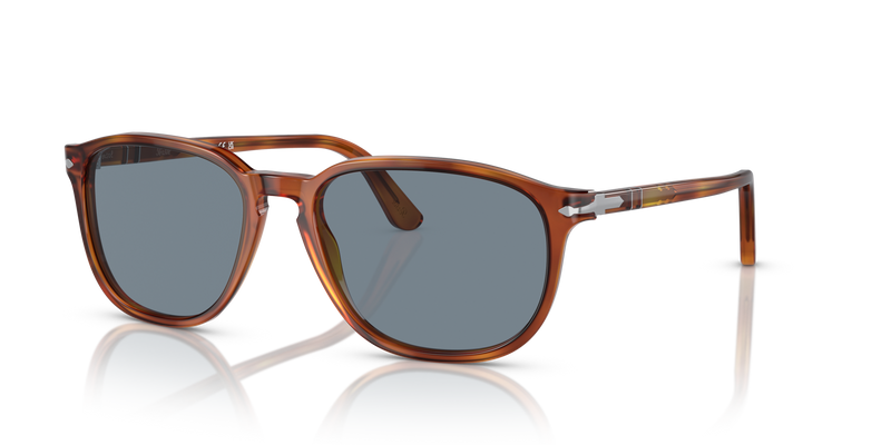 Visitar PO3019S con Montura Terra Di Siena y Lentes Azul