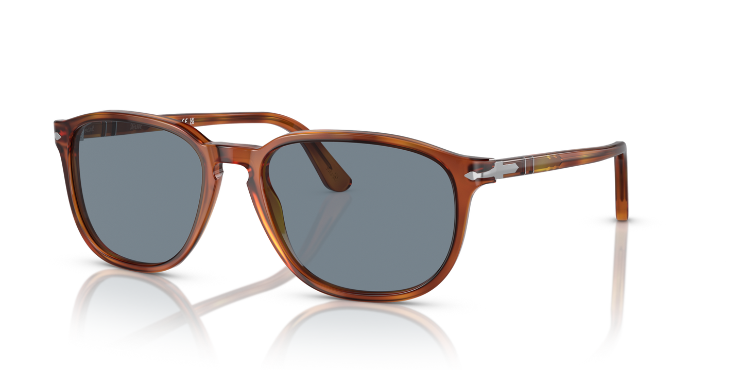 Persol PO3019S with Terra Di Siena Frame and Blue Lenses - Image 1