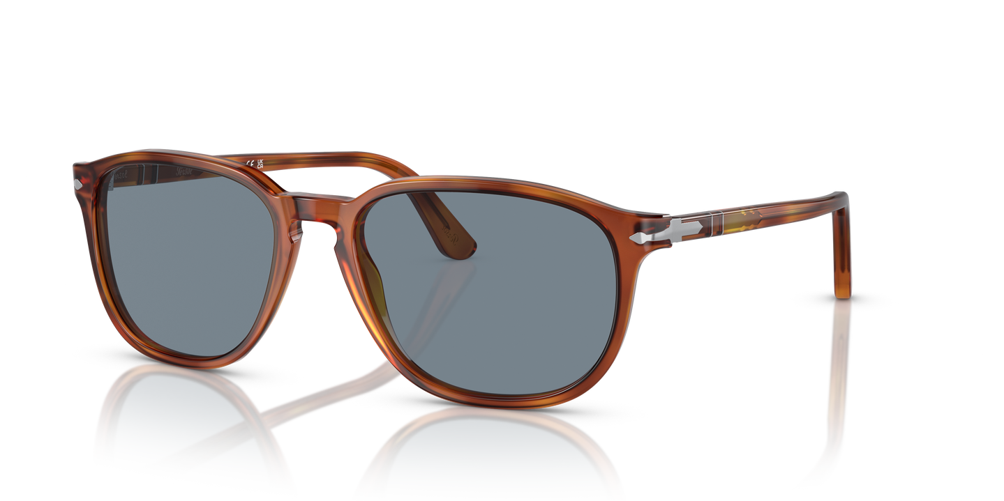 Persol PO3019S with Terra Di Siena Frame and Blue Lenses - Image 1