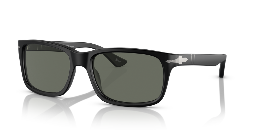 Persol PO3048S with Black Frame and Green Lenses - Image 1
