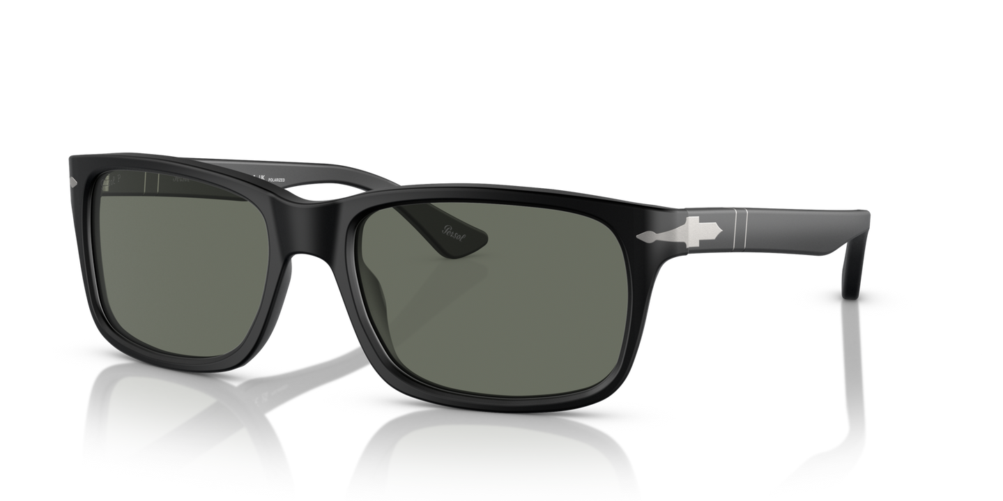 Persol PO3048S with Black Frame and Green Lenses - Image 1