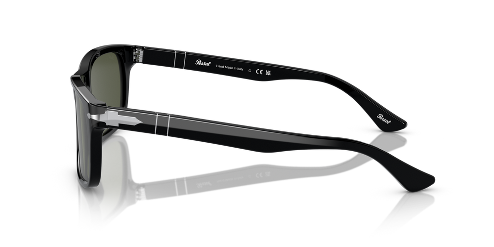 Persol PO3048S mit Schwarz Gestell und Grün Gläsern - Bild 3