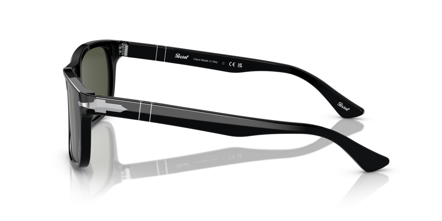 Persol PO3048S with Black Frame and Green Lenses - Image 1