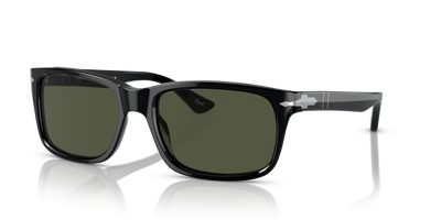 Persol PO3048S mit Schwarz Gestell und Grün Gläsern - Bild 1