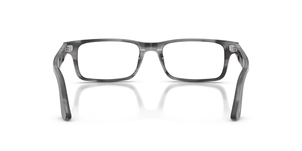 Persol PO3050V avec Monture Rayé Gris - Image 5