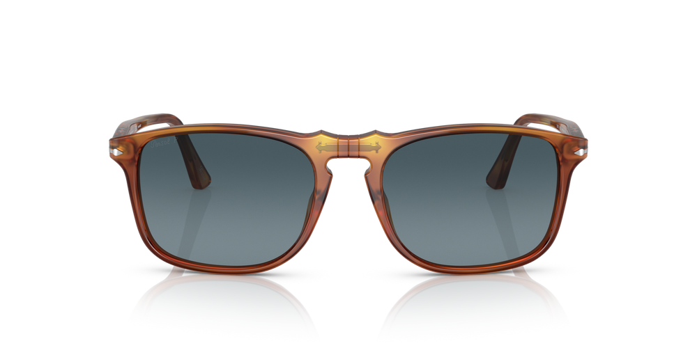 Persol PO3059S avec Monture Terre de Sienne et Verres Bleu - Image 2
