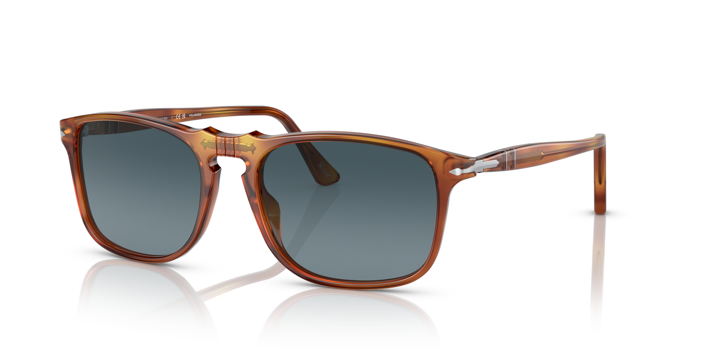 Persol PO3059S with Terra Di Siena Frame and Blue Lenses - Image 1